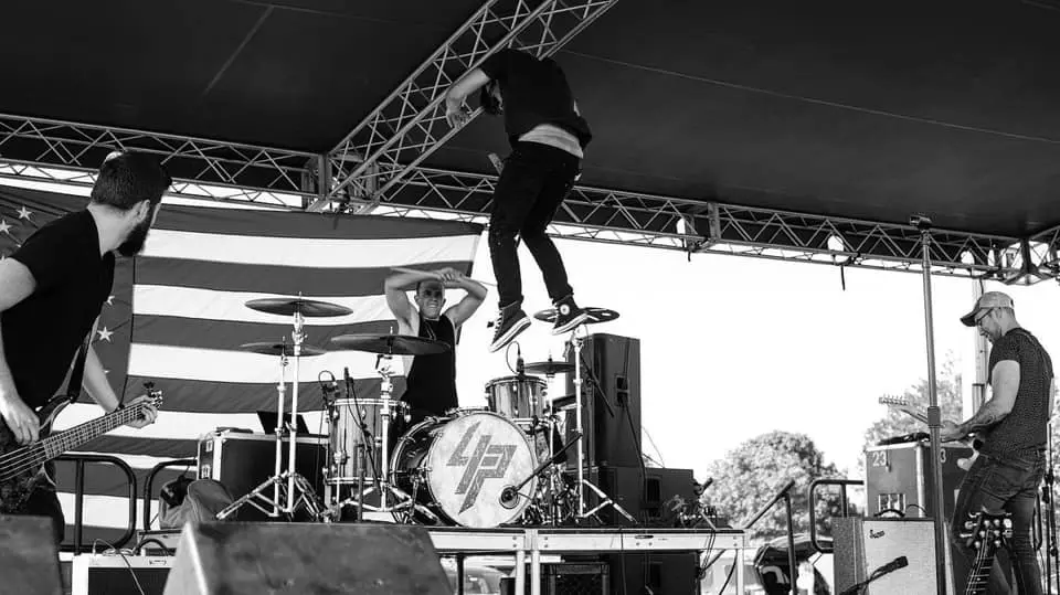 4th Point performing at a festival (7)